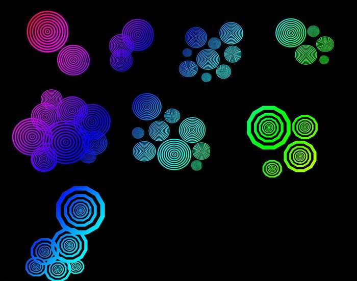 ktv专用圆圈素材图片