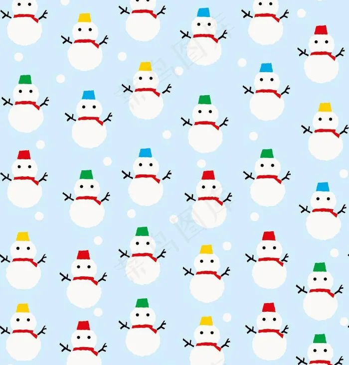 雪人图片eps,ai矢量模版下载