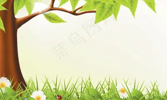 春天主题矢量素材图片