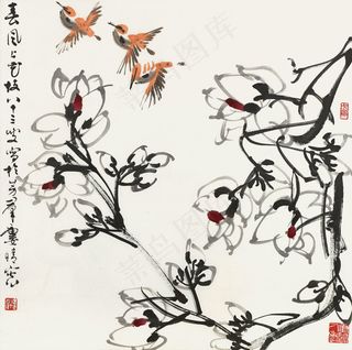 春风上花枝图片