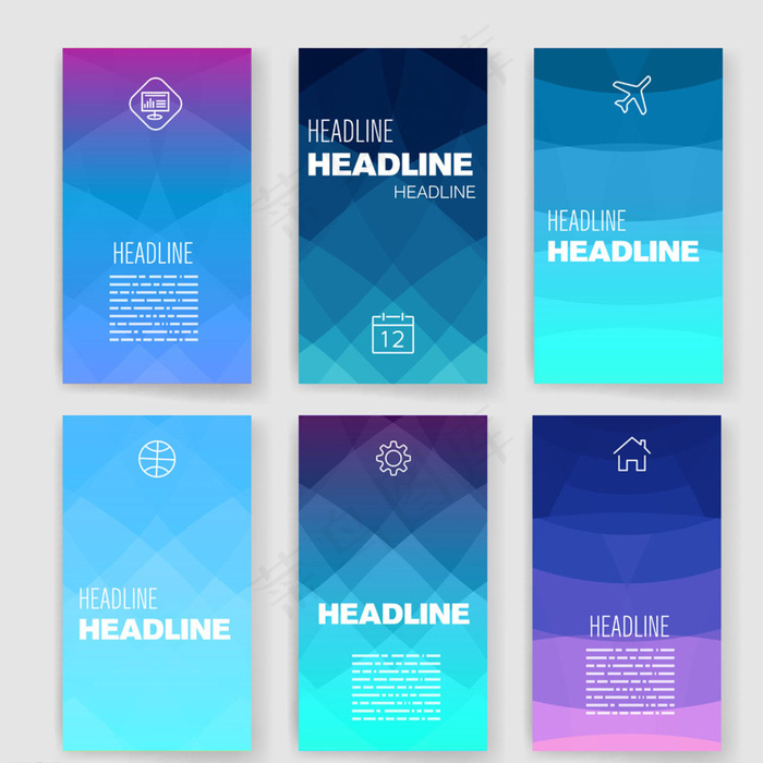 几何底纹背景图片