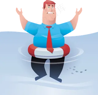 暑假夏天游泳安全防溺水手抄报PNG...