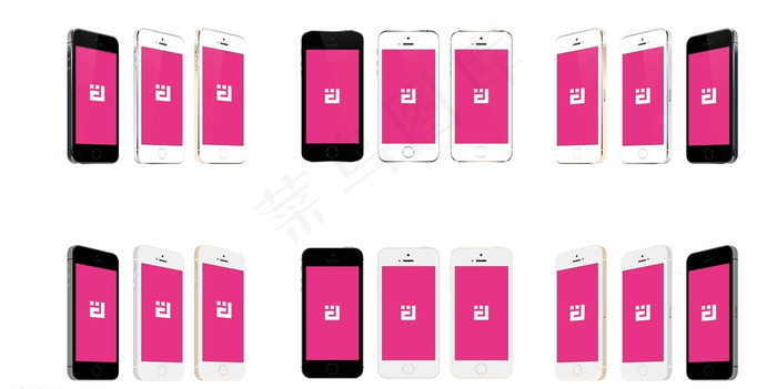苹果iPhone5s图片ai矢量模版下载