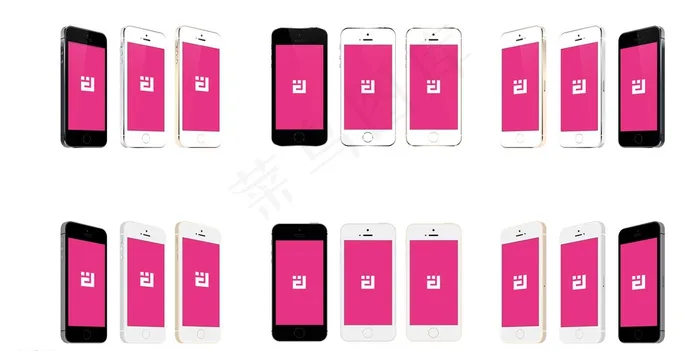 苹果iPhone5s图片ai矢量模版下载