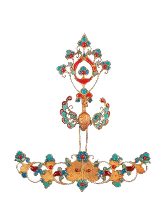 免扣手绘花朵叶子背景墙素材PNGP...