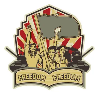 复古的人格上贴标签矢量素材