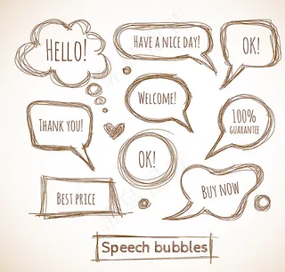 对话框 气泡图片