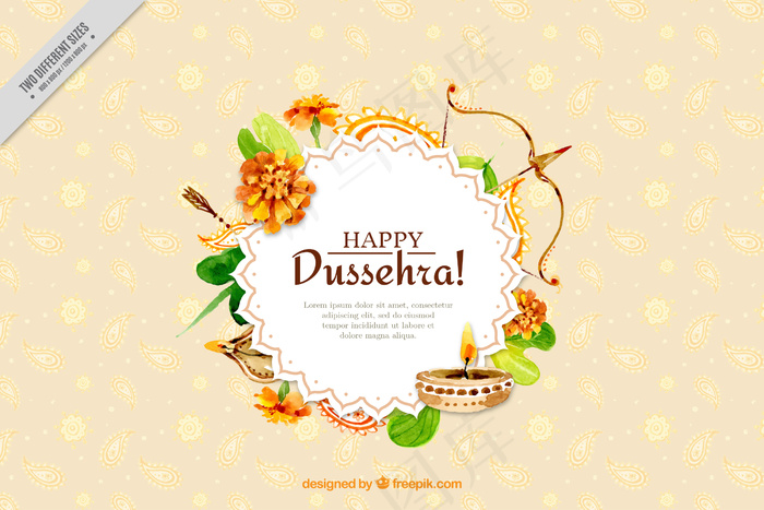 黄色背景矢量图