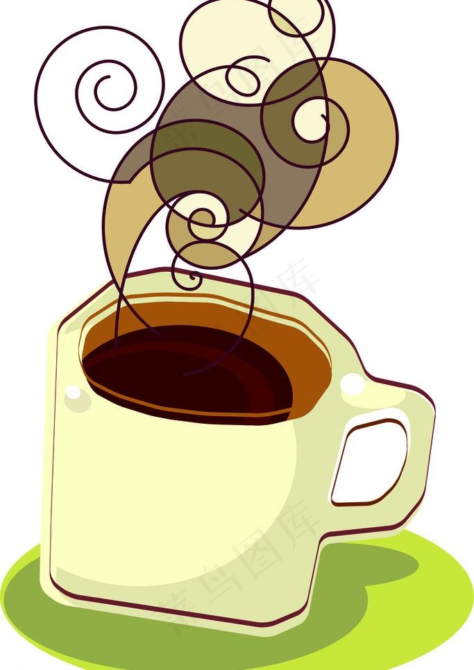 矢量咖啡杯图片