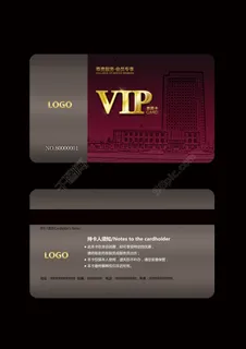 欧式风格VIP贵宾卡名片高端时尚复古