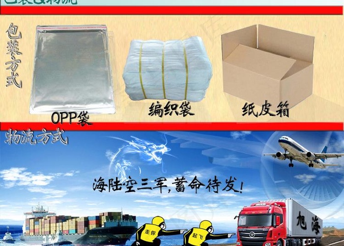 物流方式图片psd模版下载