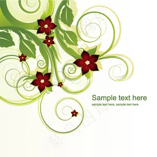 5时尚花纹矢量素材