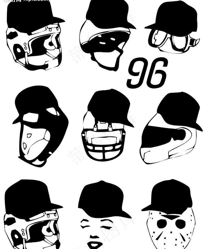 时尚男子花纹21图片