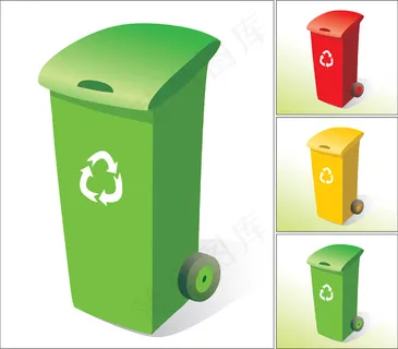 清洁工具设计矢量素材