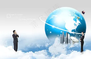 商务概念海报
