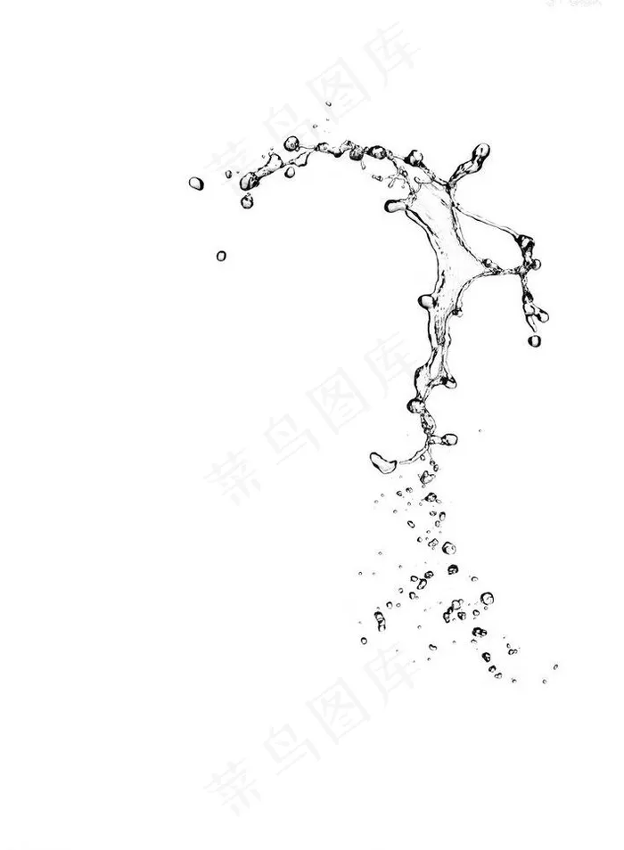 水滴扣图分层psd图片psd模版下载