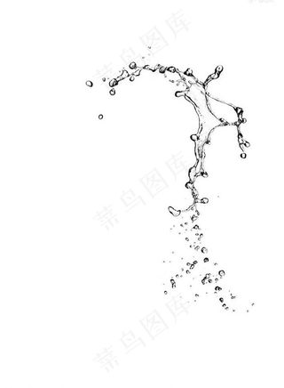 水滴扣图分层psd图片