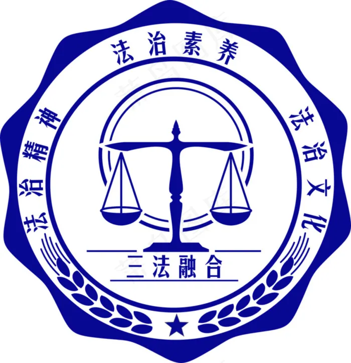 法律logo(297X210)cdr矢量模版下载