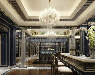 酒店大包厢效果图