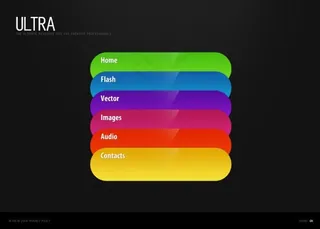 网页flash特效素材模板