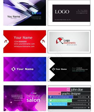 国外精品名片设计模板图片