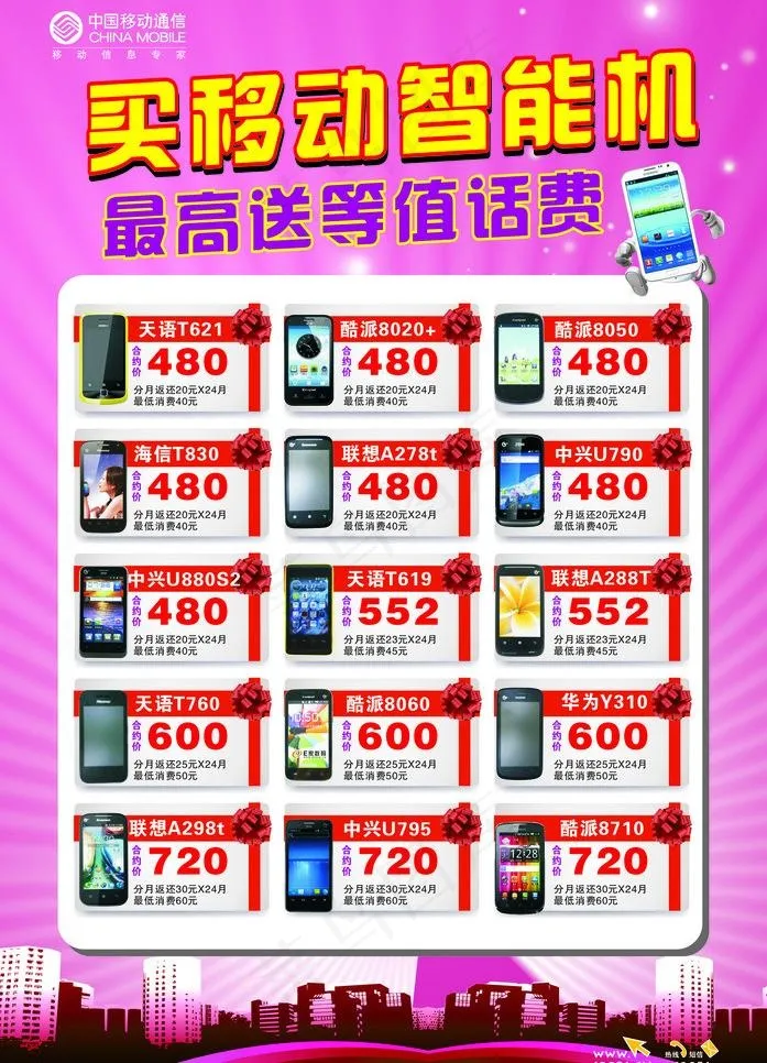 手机海报图片(576X846)cdr矢量模版下载