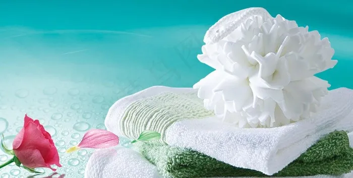 毛巾广告图片psd模版下载