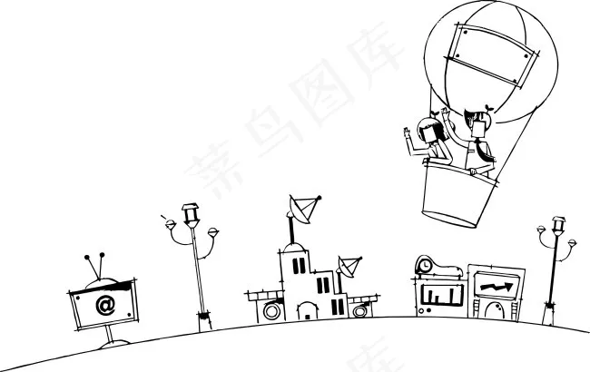 插画素材cdr矢量模版下载