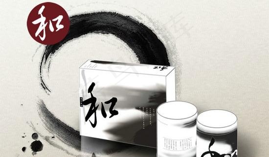 中国风水墨渲染茶叶包装PSD模板psd模版下载