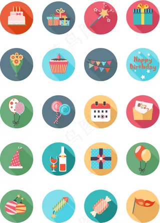 生日聚会图标