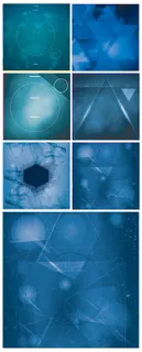 2017科技感蓝色淘宝主图背景素材