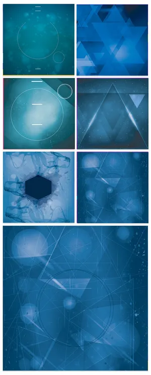 2017科技感蓝色淘宝主图背景素材