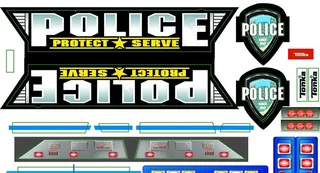 玩具车贴纸图片