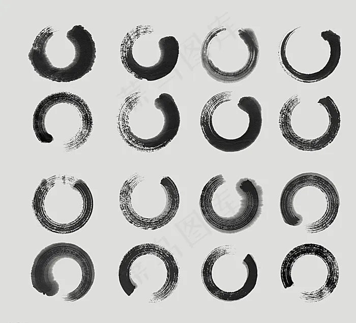 水墨图片(210X297)cdr矢量模版下载