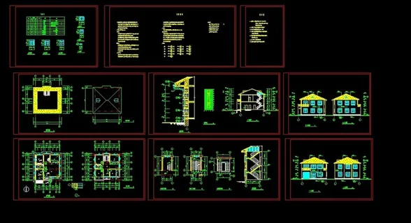 别墅CAD工程设计图