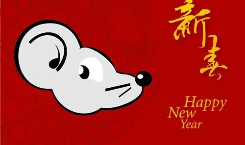 2008新春生肖鼠矢量图10ai矢量模版下载
