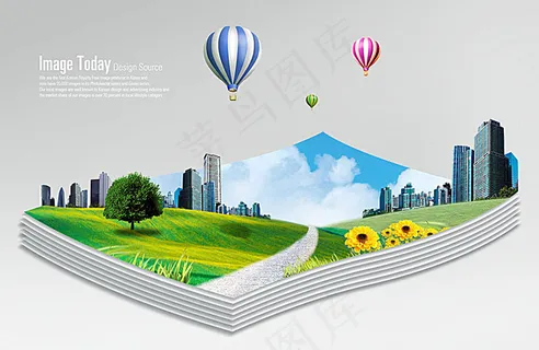 城市环境概念海报