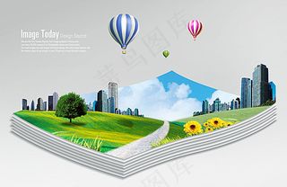 城市环境概念海报