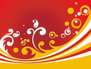 2款实用时尚花纹矢量素材