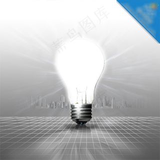 创意白炽灯灯泡素材