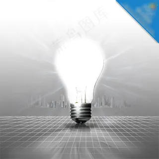 创意白炽灯灯泡素材