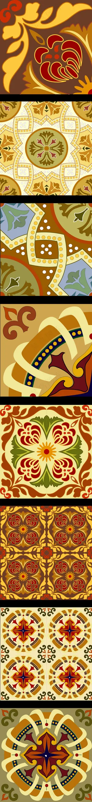 高档欧式花纹矢量背景素材