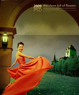 欧式风格房地产广告图片