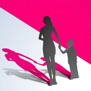 母亲节快乐与剪影 母亲节快乐与剪影