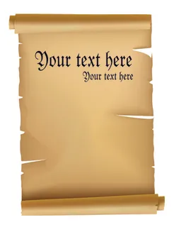 破损纸张文本模板矢量素材-1
