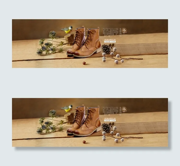 淘宝复古女鞋促销海报设计PSD素材psd模版下载