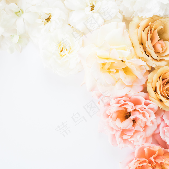 简约小清新文艺风插花静物摆拍背景