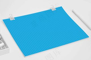 宣传单页DM设计效果图贴图样机模板...