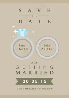 卡通婚庆背景设计矢量素材