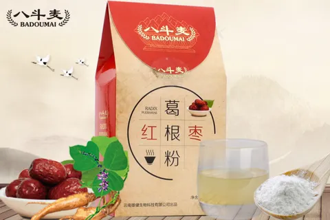 淘宝聚划算主图红枣野生葛根粉整点聚...